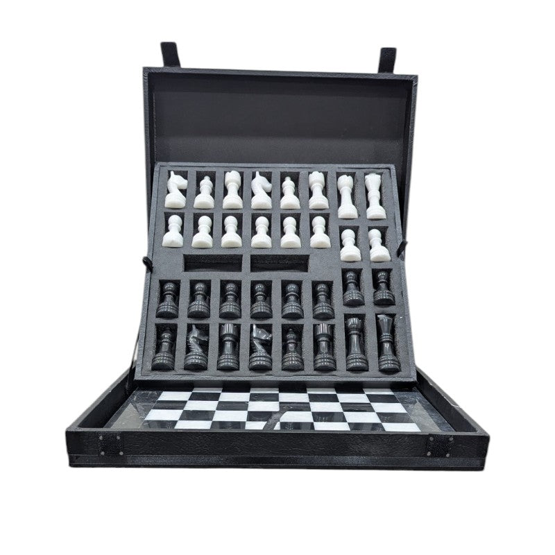 15" Chess Set White & Black