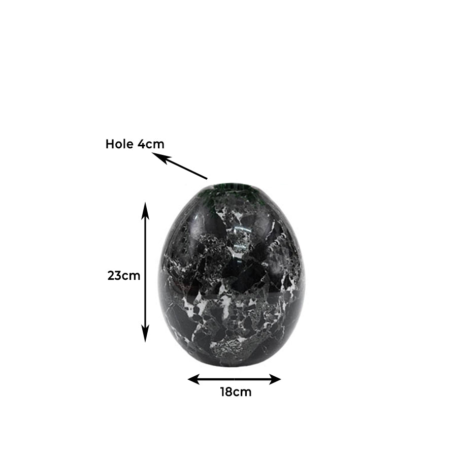 Marble Egg Vase