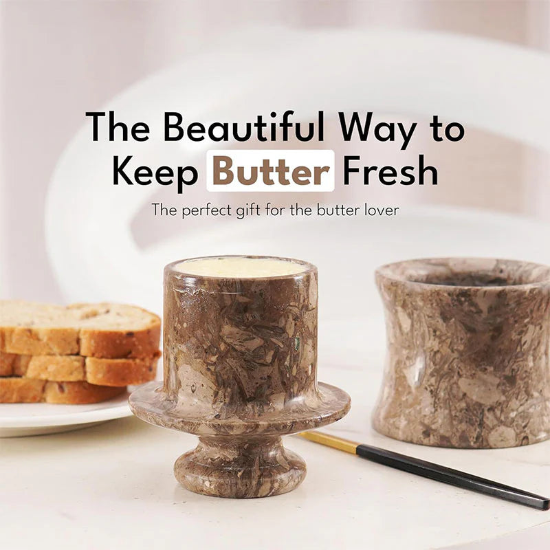 Marble Butter Keeper