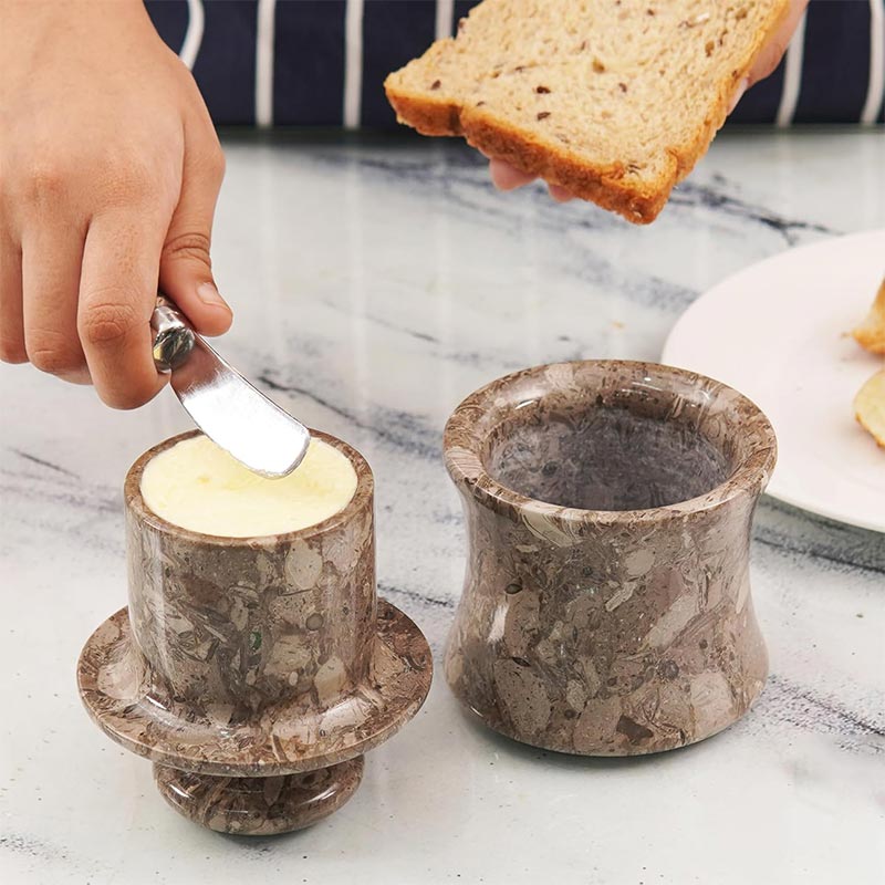 Marble Butter Keeper
