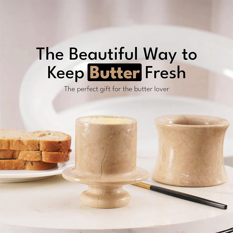 Marble Butter Keeper