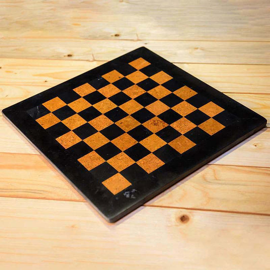 12" Natural Marble Chess