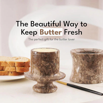Marble Butter Keeper