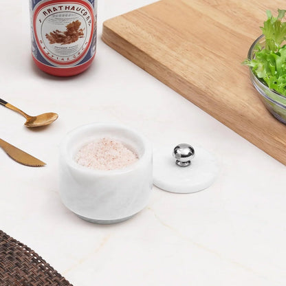 Salt Cellar with Stainless Steel Knob