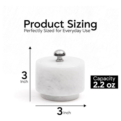 Salt Cellar with Stainless Steel Knob