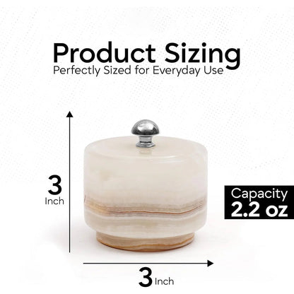 Salt Cellar with Stainless Steel Knob