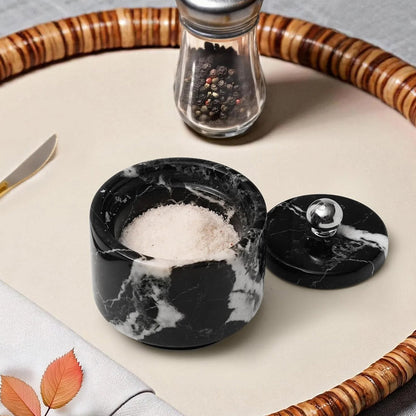 Salt Cellar with Stainless Steel Knob