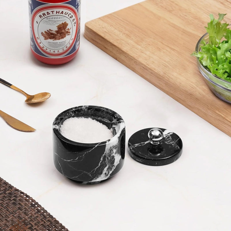 Salt Cellar with Stainless Steel Knob